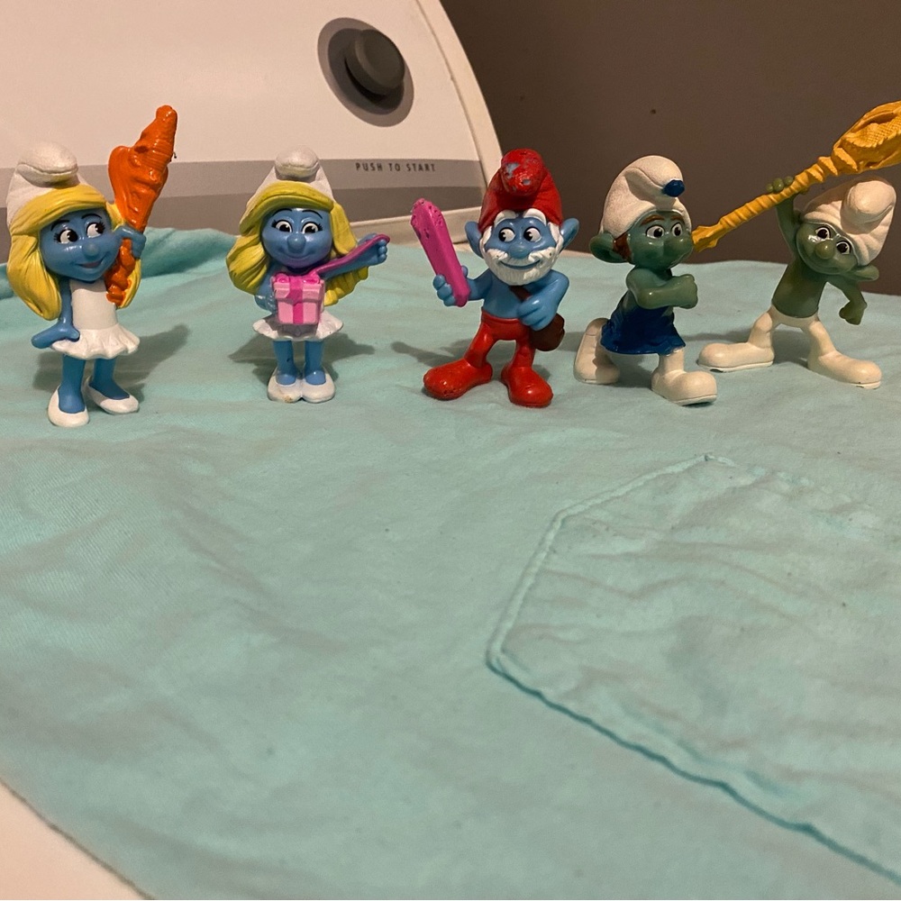 Smurfs Action Figure Playset - Blue, Red, and White